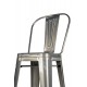 King Home Krzesło barowe TOWER BIG BACK 66 (Paris) metal (KH010100969)