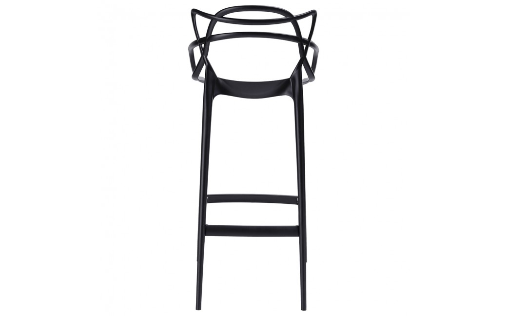 King Home Krzesło barowe HILO PREMIUM 75 cm czarne (BS-936B.75.BLACK)