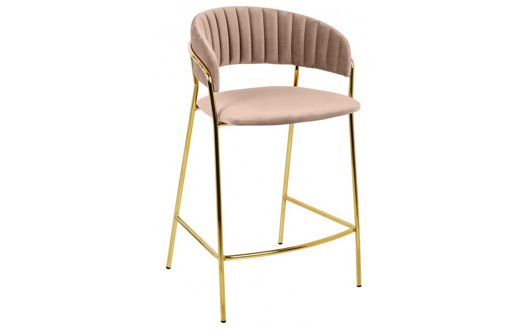 King Home Krzesło barowe MARGO 65 khaki / beżowe (KH1201100129.32)