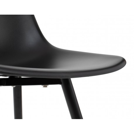 King Home Krzesło RESOL czarne (292-CPP3.BLACK)