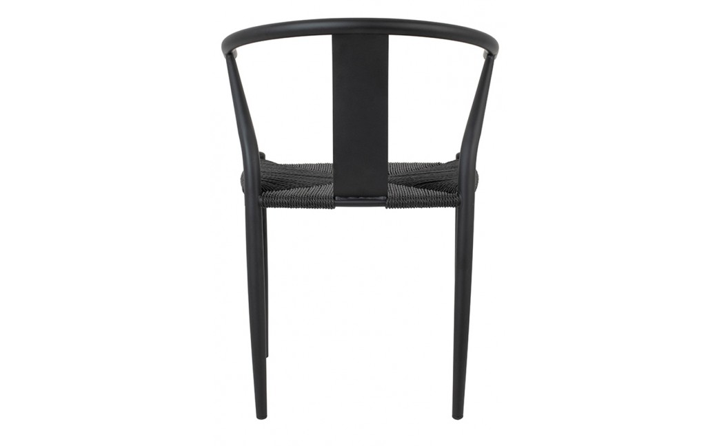 King Home Krzesło WISHBONE METAL czarne (KH1201100121)