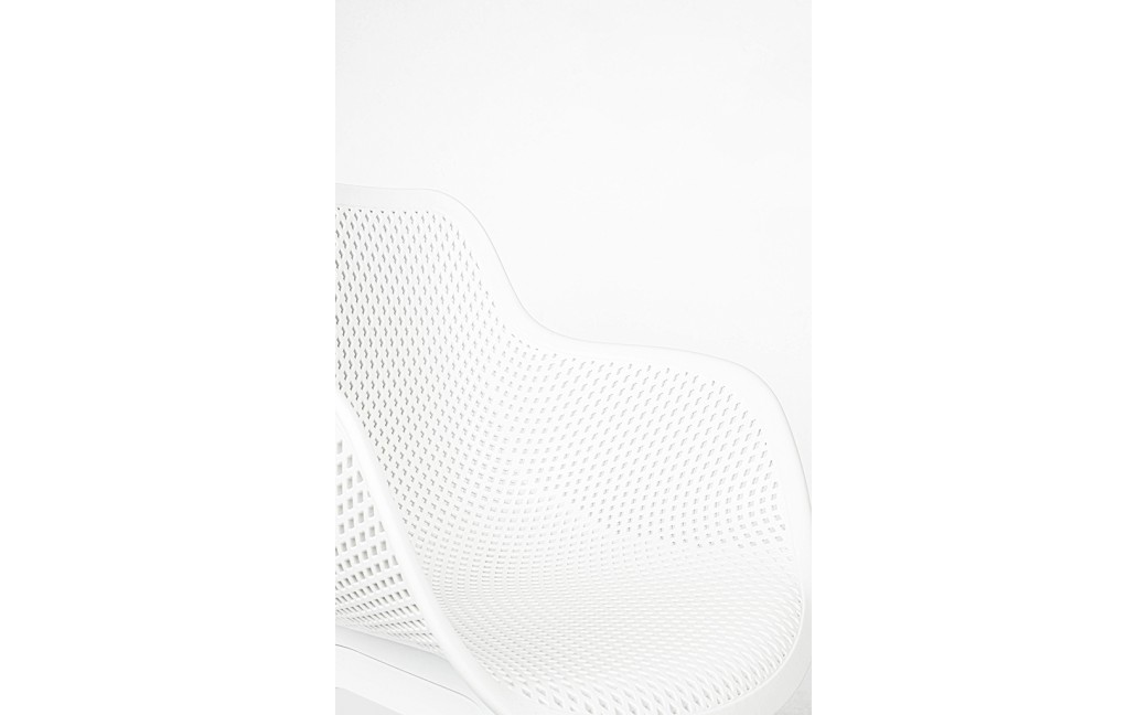 King Home Krzesło LANDI białe - polipropylen (KH010100213)