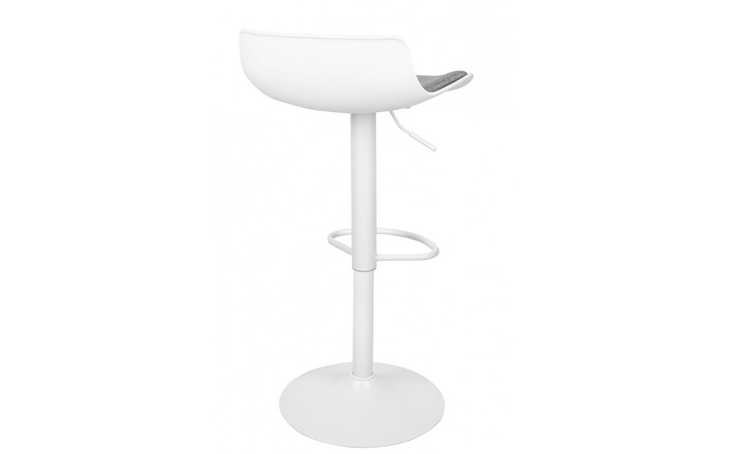King Home Krzesło barowe SNAP BAR TAP regulowane białe (KH010100948)