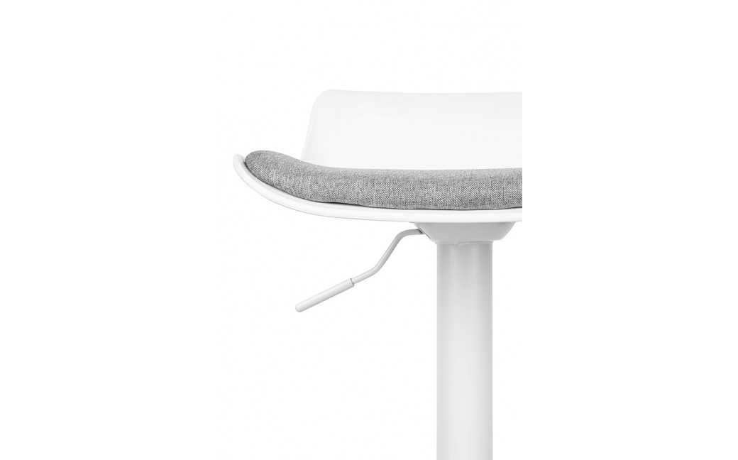 King Home Krzesło barowe SNAP BAR TAP regulowane białe (KH010100948)