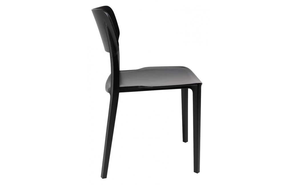 King Home Krzesło AGAT PREMIUM czarne - polipropylen (308-APP.BLACK)