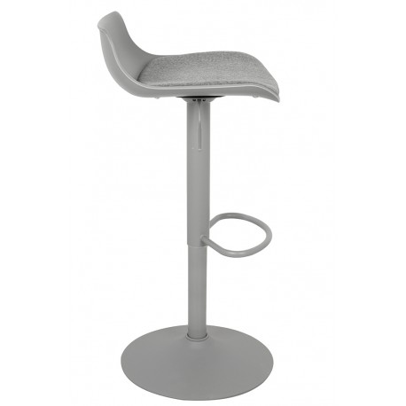 King Home Krzesło barowe SNAP BAR TAP regulowane szare (KH010100949)