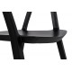 King Home Krzesło VIBIA czarne - polipropylen (210-APP.BLACK)
