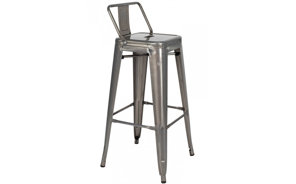 King Home Krzesło barowe TOWER BACK 76 (Paris) metal (KH010100970)