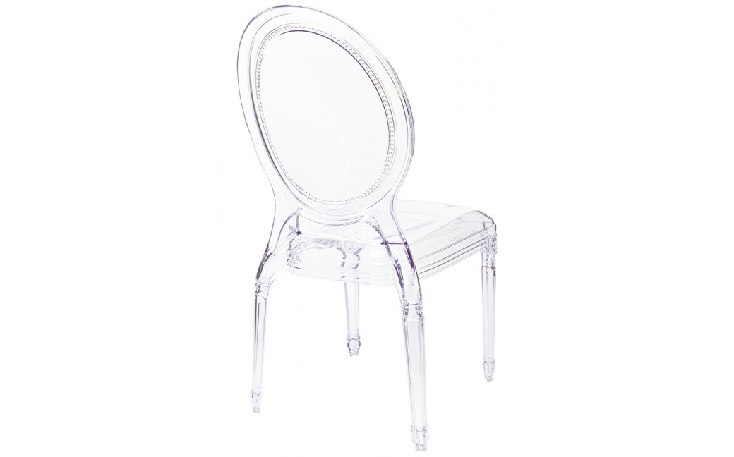 King Home Krzesło PRINCE transparentne - poliwęglan (KH010100201)