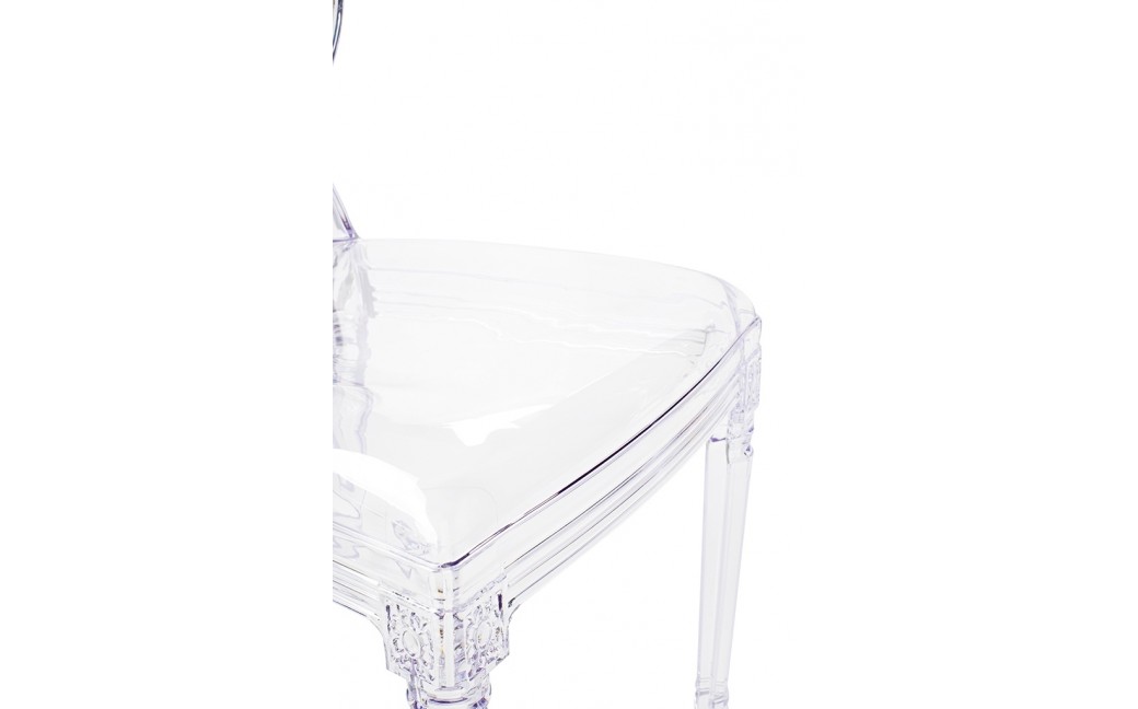 King Home Krzesło PRINCE transparentne - poliwęglan (KH010100201)