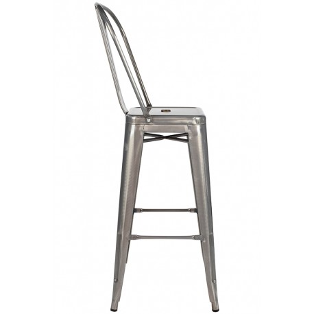 King Home Krzesło barowe TOWER BIG BACK 76 (Paris) metal (KH010100967)