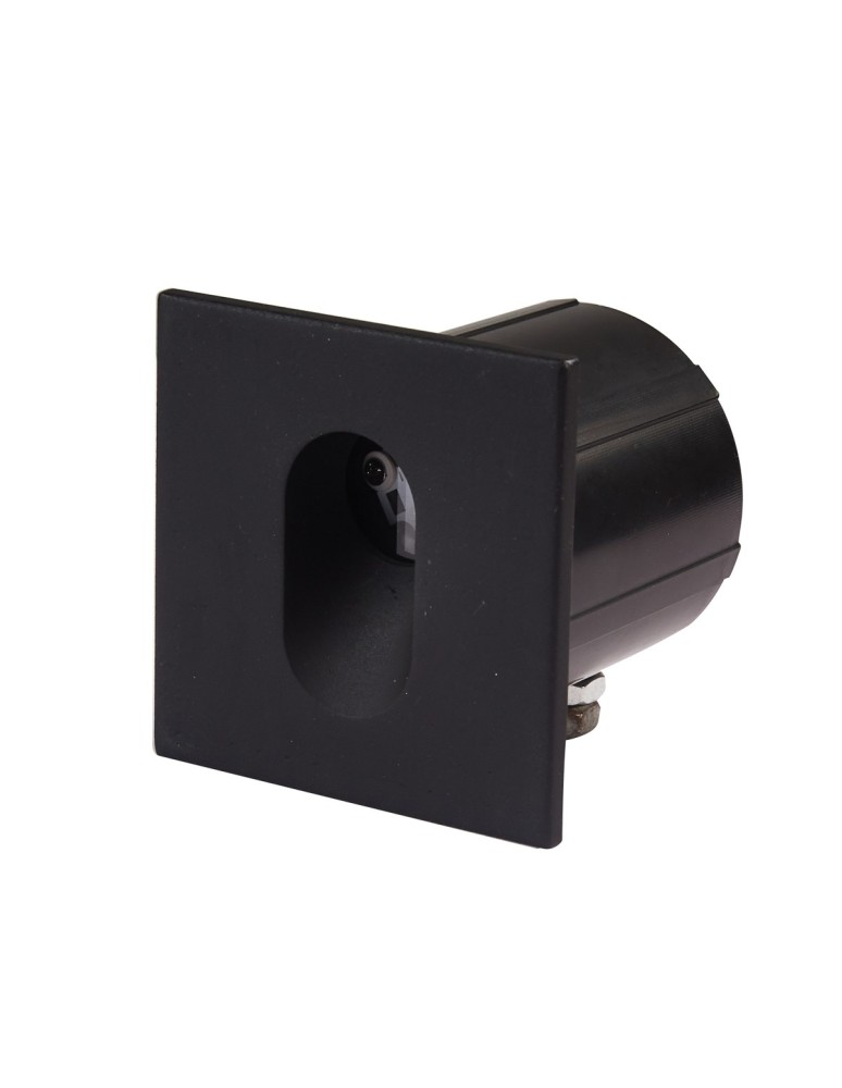 Luminaires to be built into the wall - Italux Rovato 3K Recessed Outdoor Black Sandblasted IP65 1xLED 3W 3000K ONFL-0224-3K - product kolory-swiatla.pl 2