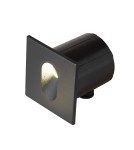 Luminaires to be built into the wall - Italux Rovato 3K Recessed Outdoor Black Sandblasted IP65 1xLED 3W 3000K ONFL-0224-3K - product 1