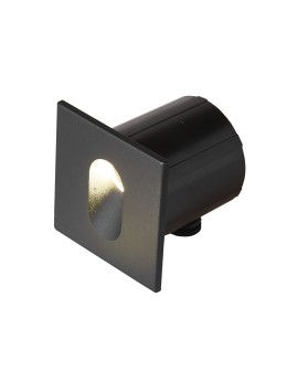 Italux Rovato 3K Recessed Outdoor Black Sandblasted IP65 1xLED 3W 3000K ONFL-0224-3K