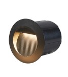 Luminaires to be built into the wall - Italux Piani 3K Outdoor Recessed Black Sandblasted IP65 1xLED 3W 3000K ONFL-1253-3K - product 1