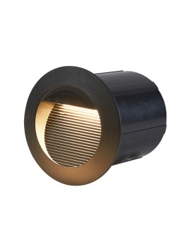 Italux Piani 3K Outdoor Recessed Black Sandblasted IP65 1xLED 3W 3000K ONFL-1253-3K