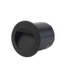 Luminaires to be built into the wall - Italux Piani 4K Outdoor Recessed Black Sandblasted IP65 1xLED 3W 4000K ONFL-1253-4K - product 2