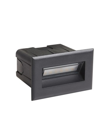 Italux Erba 3K Recessed Outdoor Black Sandblasted IP65 1xLED 3W 3000K ONFL-0332-3K - product 2