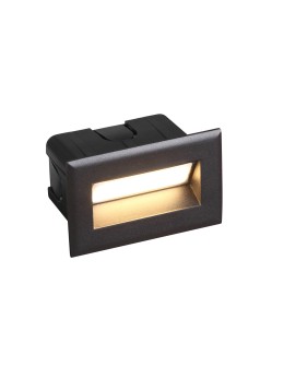 Italux Erba 3K Zewnętrzna Wpuszczana Czarny piaskowany IP65 1xLED 3W 3000K ONFL-0332-3K