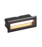 Luminaires to be built into the wall - Italux Erba 3K Recessed Outdoor Black Sandblasted IP65 1xLED 5W 3000K ONFL-0352-3K - product 1
