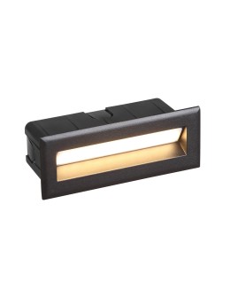 Italux Erba 3K Recessed Outdoor Black Sandblasted IP65 1xLED 5W 3000K ONFL-0352-3K