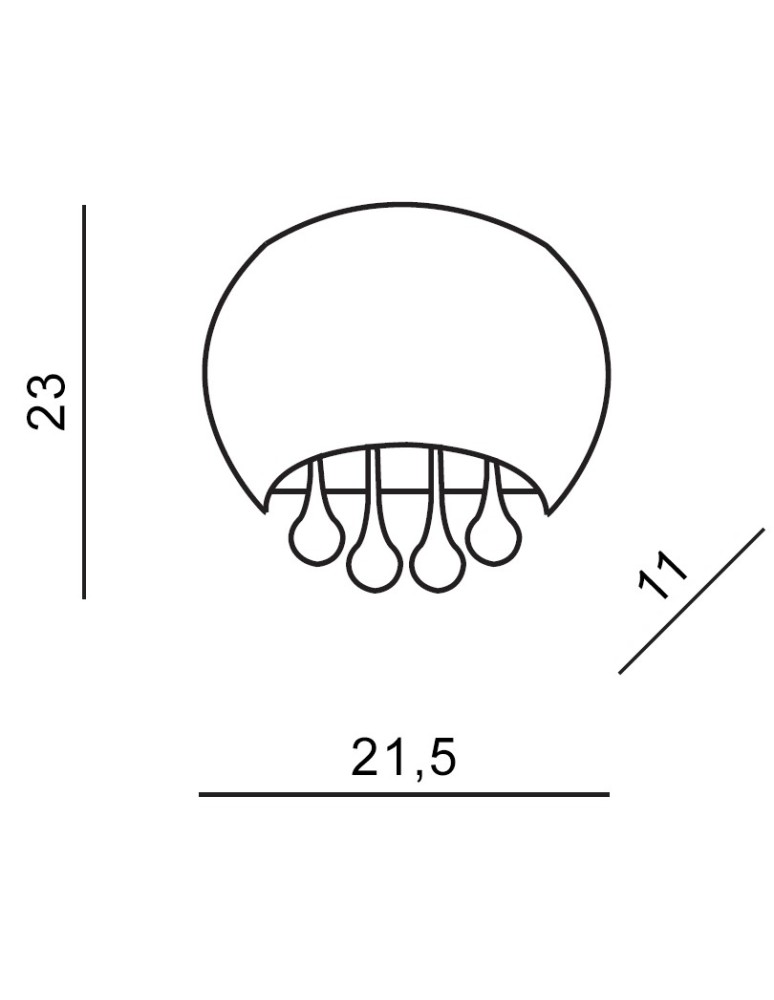 Wall lamps - Azzardo BURN WALL 1xG9 Wall Mounted Chrome AZ0911 - product kolory-swiatla.pl 3