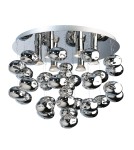 Glamour ceiling lamps - Azzardo LUVIA CHROME 6xGU10 Ceiling/Pendant Chrome AZ2541 - product 1