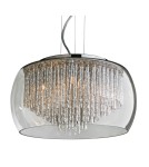 Glamour ceiling lamps - Azzardo REGO 50 8xG9 2in1 Ceiling or Pendant Transparent/Chrome AZ1000 - product 1