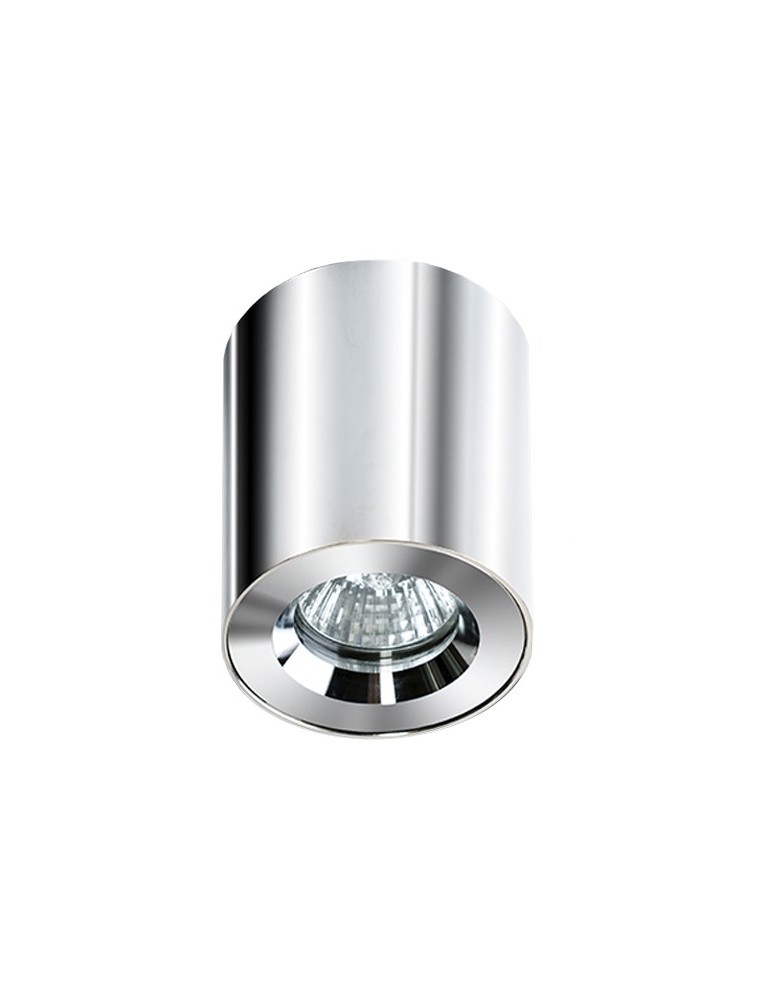 Hermetic ceiling luminaires - Azzardo ARO CHROME 1xGU10 Surface Mounted Chrome IP54 AZ1360 - product kolory-swiatla.pl 1