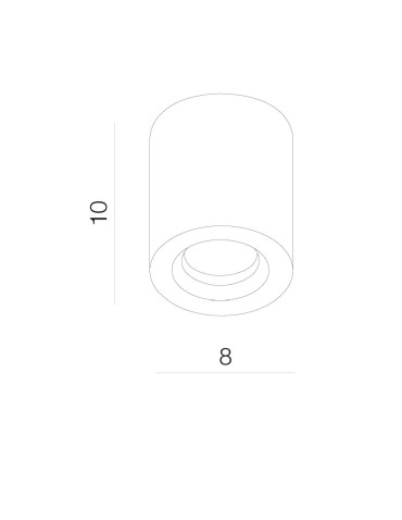 Azzardo ARO CHROME 1xGU10 Natynkowa Chrom IP54 AZ1360 - produkt 2