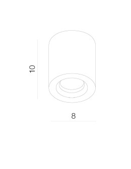Azzardo ARO CHROME 1xGU10 Natynkowa Chrom IP54 AZ1360 - produkt 2