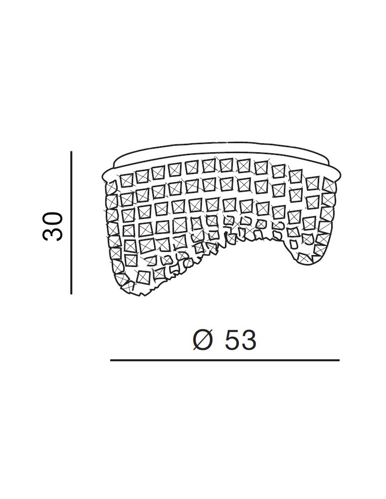 Ceiling lamps with crystals - Azzardo CARMEN TOP/PENDANT 6xG9 2in1 Ceiling or Pendant Transparent AZ1284 - product kolory-swiatla.pl 4