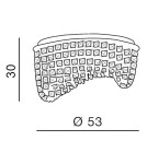 Glamour pendant lamps - Azzardo CARMEN TOP/PENDANT 6xG9 2in1 Ceiling or Pendant Transparent AZ1284 - product 4