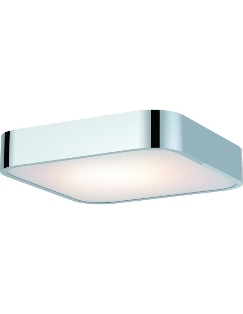 Hermetic plafonds - Azzardo LUCIE 25 2xE27 Chrome/White IP44 Ceiling AZ1308 - product kolory-swiatla.pl 1