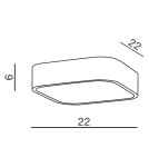 Hermetic plafonds - Azzardo LUCIE 25 2xE27 Chrome/White IP44 Ceiling AZ1308 - product 2