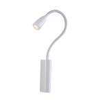 Reading wall lamps - Azzardo VERONICA WHITE 1xLED Wall-mounted White IP44 AZ1547 - product 1