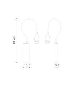 Azzardo VERONICA CHROME 1xLED Ścienna Chrom IP44 AZ1546 - produkt 2