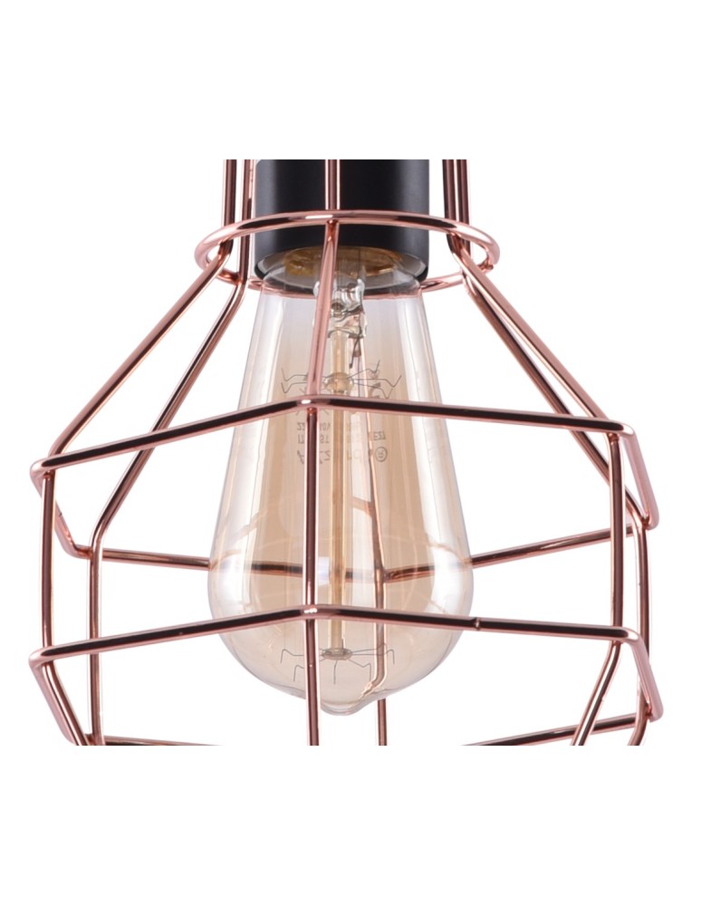 Azzardo CARRON 1 COPPER 1xE27 Copper Pendant AZ1659