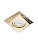 Decorative flush-mounted lamps - Azzardo MIRA GOLD 1xGU10 Recessed Gold AZ1464 - product 1