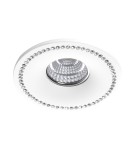 Decorative flush-mounted lamps - Azzardo SIMON ROUND WHITE 1xGU10 Recessed White AZ1473 - product 1