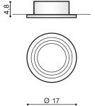 Flush-mounted directional lights - Azzardo STAN ALUMINIUM 1xES111 Recessed Aluminum AZ0860 - product 2
