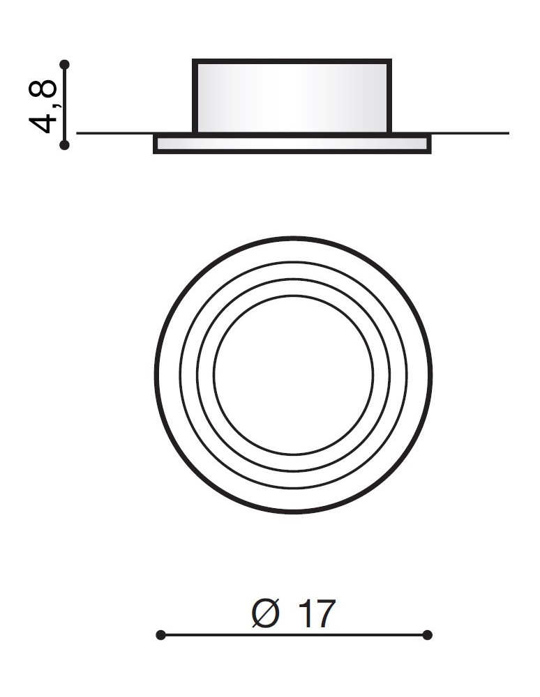 Flush-mounted directional lights - Azzardo STAN ALUMINIUM 1xES111 Recessed Aluminum AZ0860 - product kolory-swiatla.pl 2