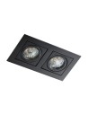 Azzardo PACO 2 BLACK 2xGU10 Recessed Black AZ0800