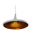 Pendant lamps - Azzardo CHINK WHITE/GOLD 1xE27 Pendant White/Gold AZ1342 - product 3