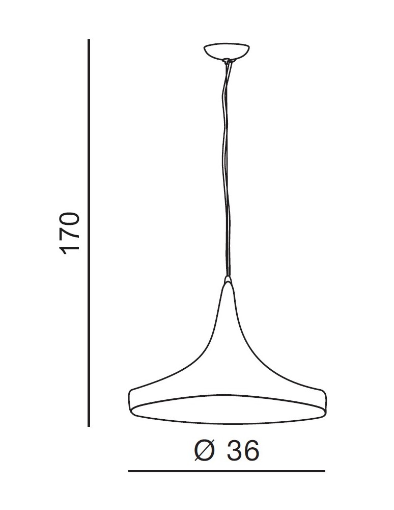 Pendant lamps - Azzardo CHINK WHITE/GOLD 1xE27 Pendant White/Gold AZ1342 - product kolory-swiatla.pl 5