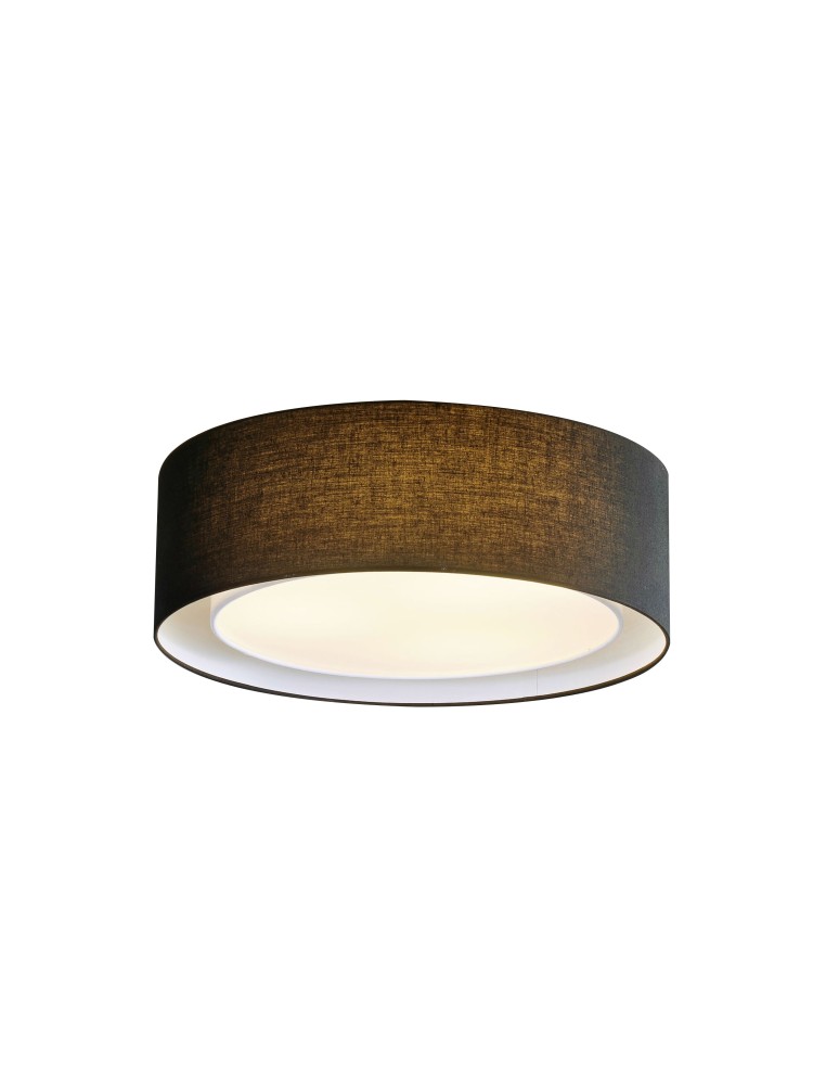 Ceiling lamps with lampshade - Azzardo MILO BLACK 3xE27 Ceiling Black AZ2317 - product kolory-swiatla.pl 1