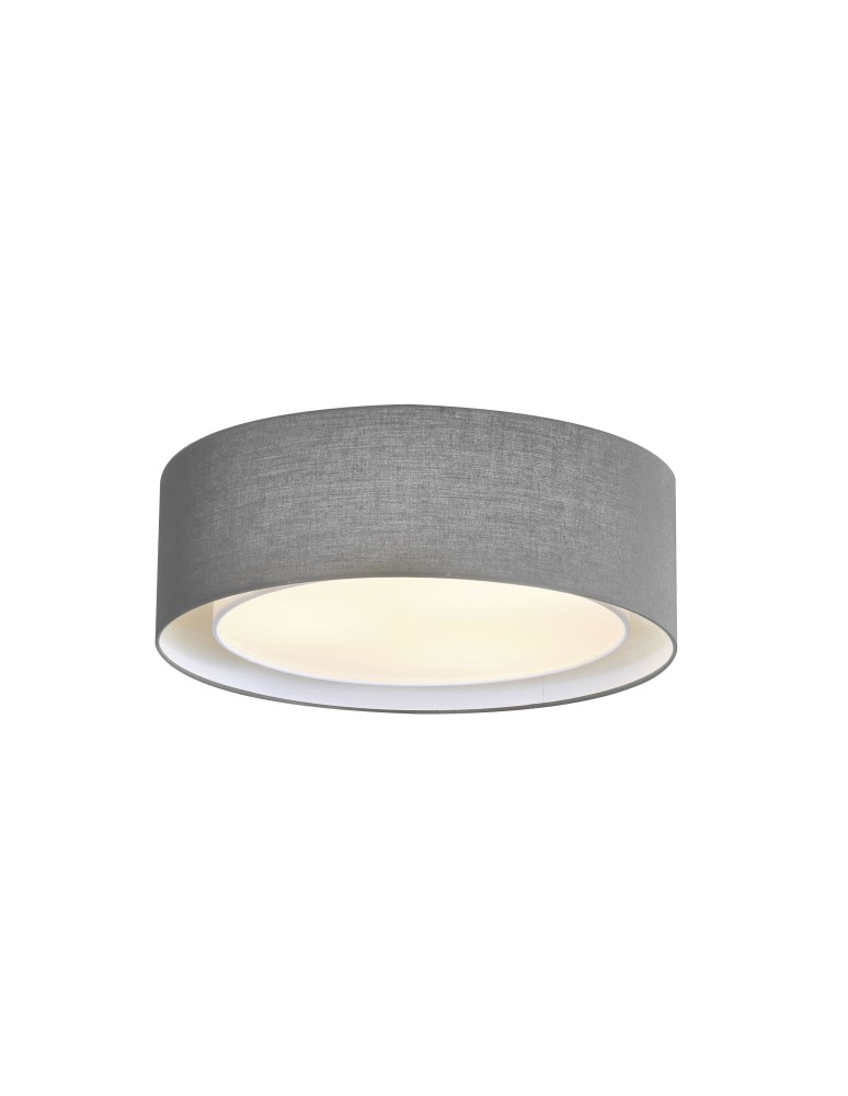 Ceiling lamps with lampshade - Azzardo MILO GREY 3xE27 Ceiling Gray AZ2319 - product kolory-swiatla.pl 1