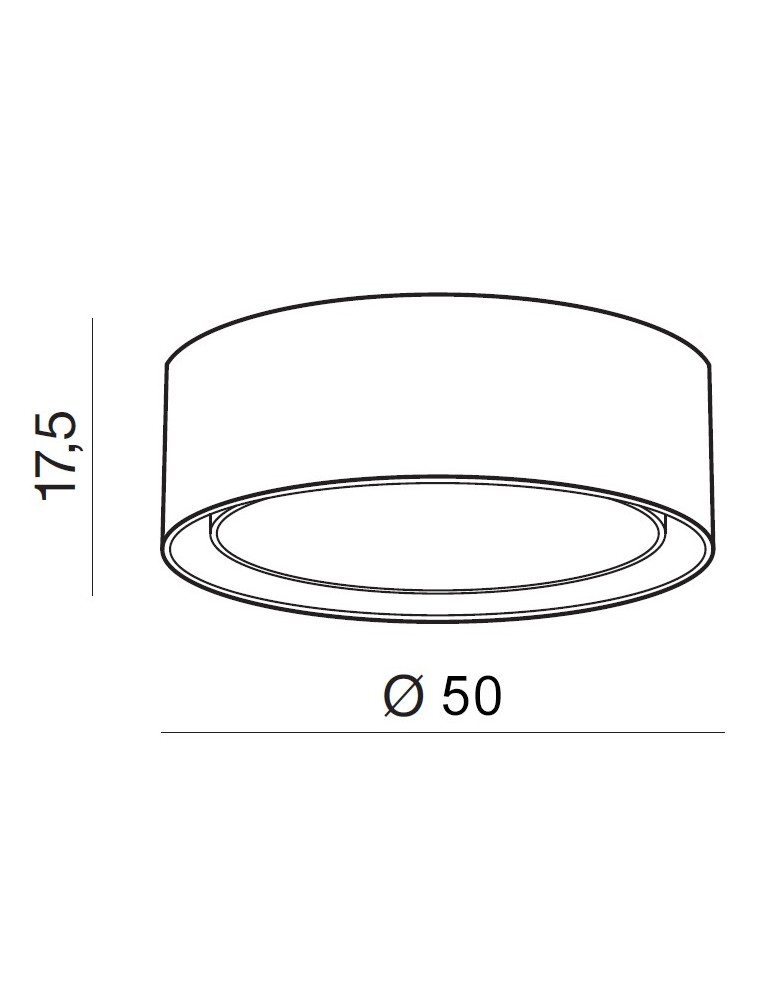 Ceiling lamps with lampshade - Azzardo MILO GREY 3xE27 Ceiling Gray AZ2319 - product kolory-swiatla.pl 2