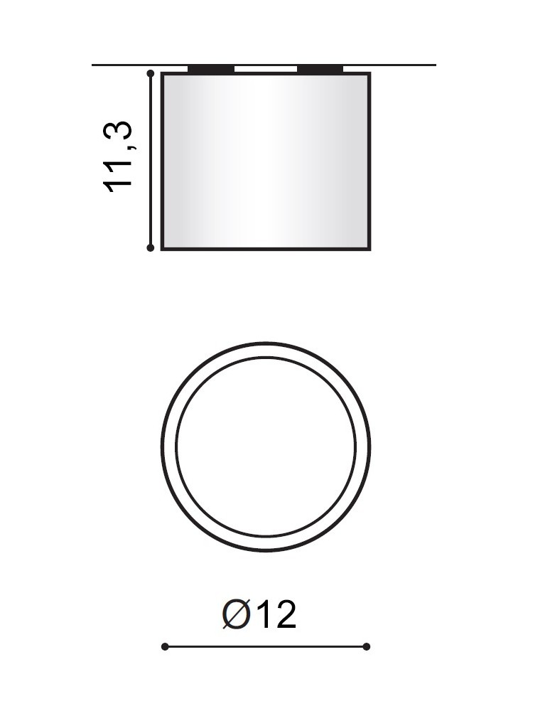 Outdoor ceiling lamps - Azzardo ALIX IP65 WH 1xES111 230V Surface Mounted White Hermetic IP65 AZ4055 - product kolory-swiatla.pl 2