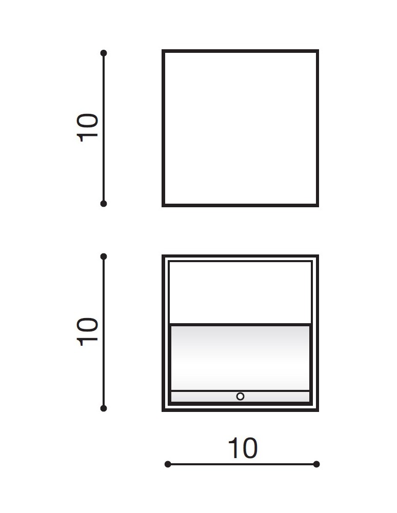 Minimalist wall lamps - Azzardo MARS BLACK/GOLD 1xG9 Wall Mounted Black/Gold AZ1052 - product kolory-swiatla.pl 3